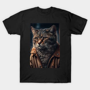 Cool portrait of a Cat T-Shirt